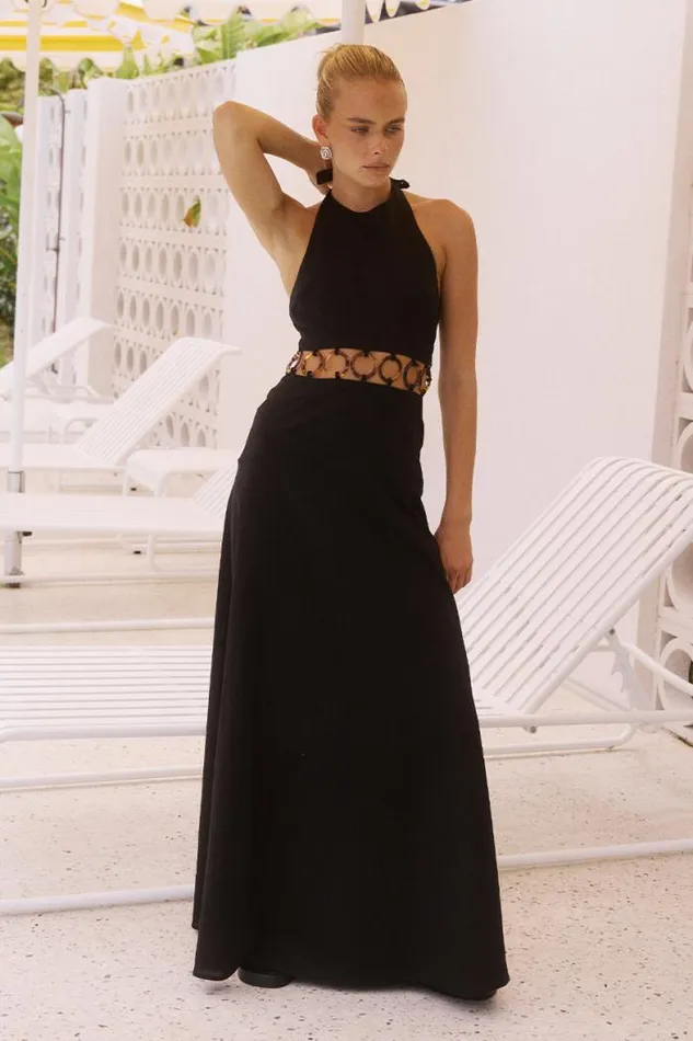 Runaway The Label Maxi Shop RAFINA MAXI DRESS 8211 BLACK