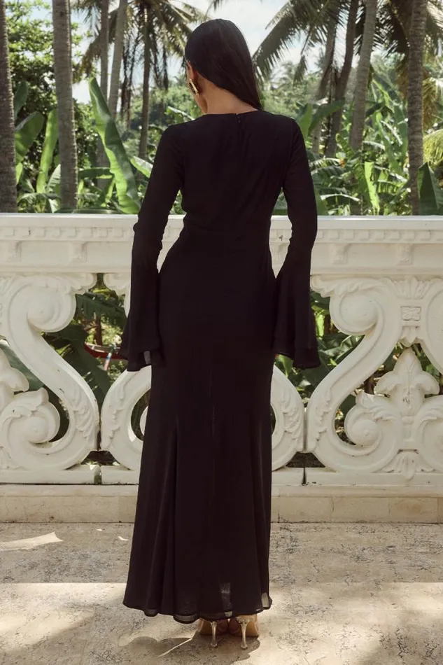 Runaway The Label Maxi Shop SARI MAXI DRESS 8211 BLACK