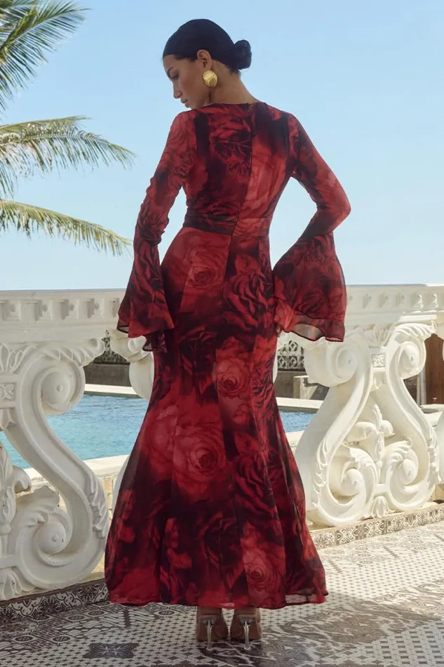 Runaway The Label Maxi Shop SARI MAXI DRESS 8211 GIOVANA PRINT