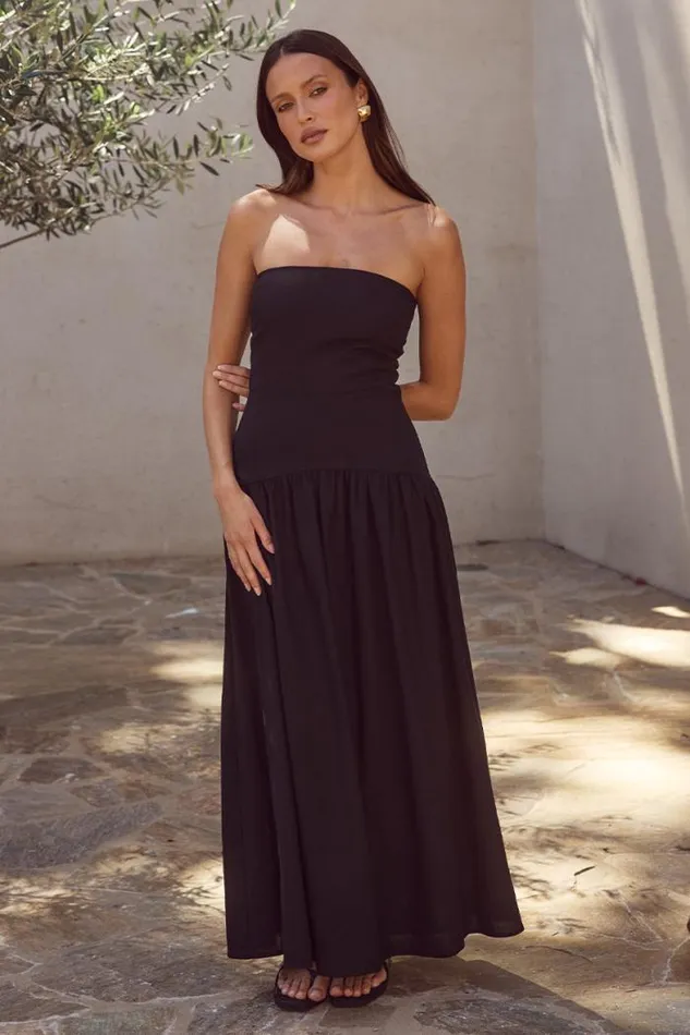 Runaway The Label Midi Shop DANICA MIDI DRESS 8211 BLACK