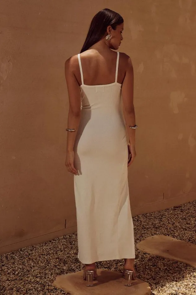 Runaway The Label Midi Shop EDIN LONG MIDI DRESS 8211 WHITE