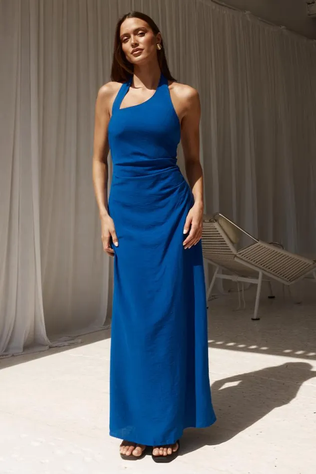 Runaway The Label Midi Shop ELERA MIDI DRESS 8211 COBALT