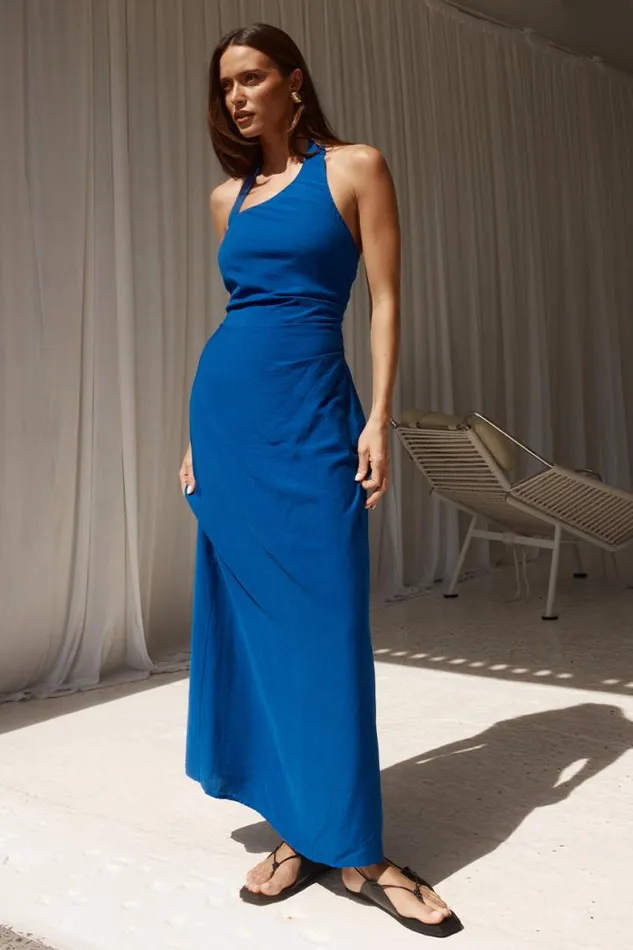 Runaway The Label Midi Shop ELERA MIDI DRESS 8211 COBALT
