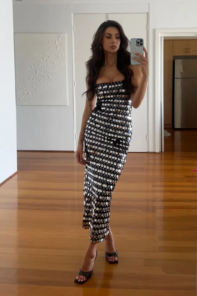 Runaway The Label Midi Shop LACANZA MIDI DRESS 8211 BLACK