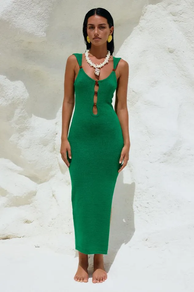 Runaway The Label Midi Shop PARISA MIDI DRESS 8211 PINE