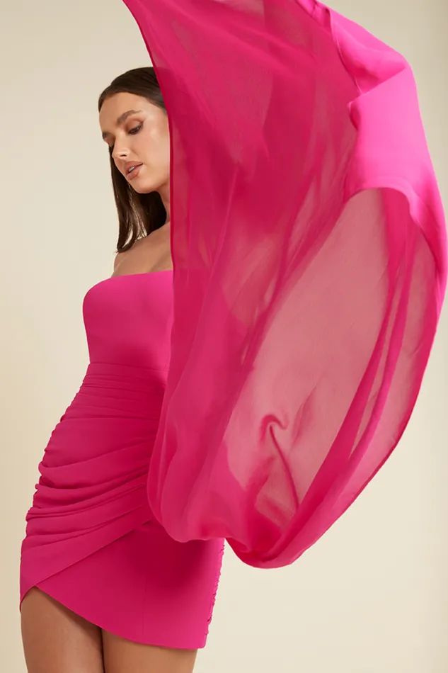 Runaway The Label Mini Shop NIGHT LOVER DRESS 8211 FUCHSIA