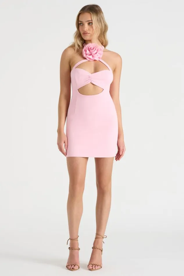 Runaway The Label Mini Shop THE FLOWER MINI DRESS 8211 PINK
