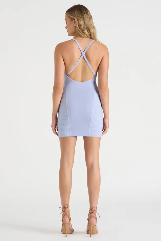 Runaway The Label Mini Shop THE LUREX MINI DRESS 8211 LILAC