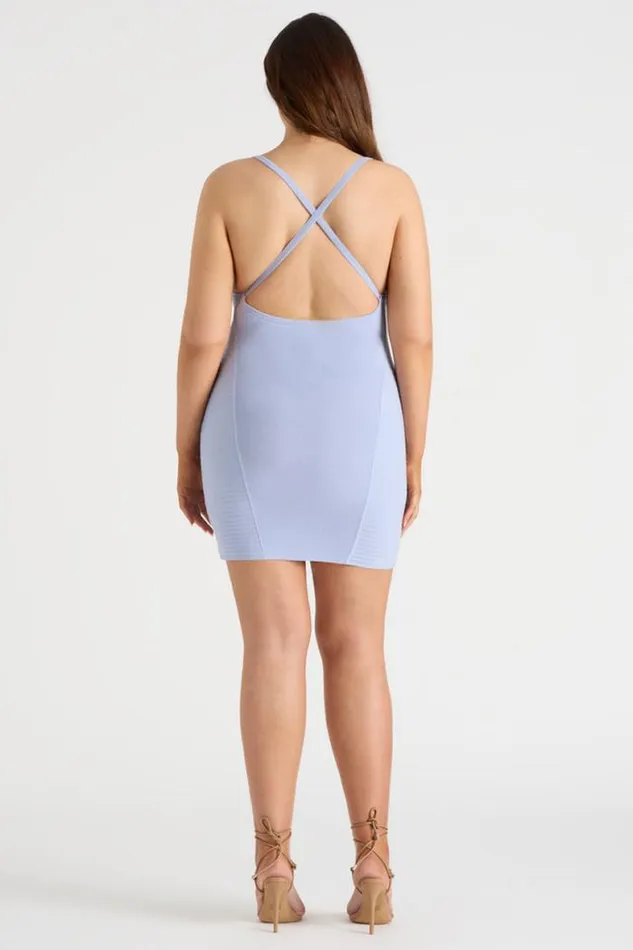 Runaway The Label Mini Shop THE LUREX MINI DRESS 8211 LILAC