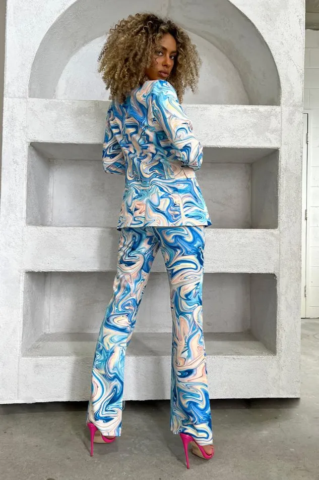 Runaway The Label Pants Shop Etoile Pant 8211 Blue Runaway The Label Pants Shop Etoile Pant 8211 Blue