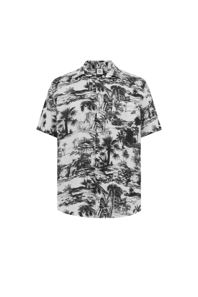 Runaway The Label Sets Menswear PALMS SHIRT 8211 PALM PRINT Runaway The Label Sets Menswear PALMS SHIRT 8211 PALM PRINT