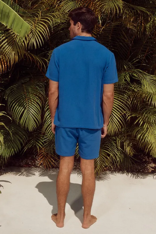 Runaway The Label Sets Menswear POOLSIDE SHIRT 8211 BLUE