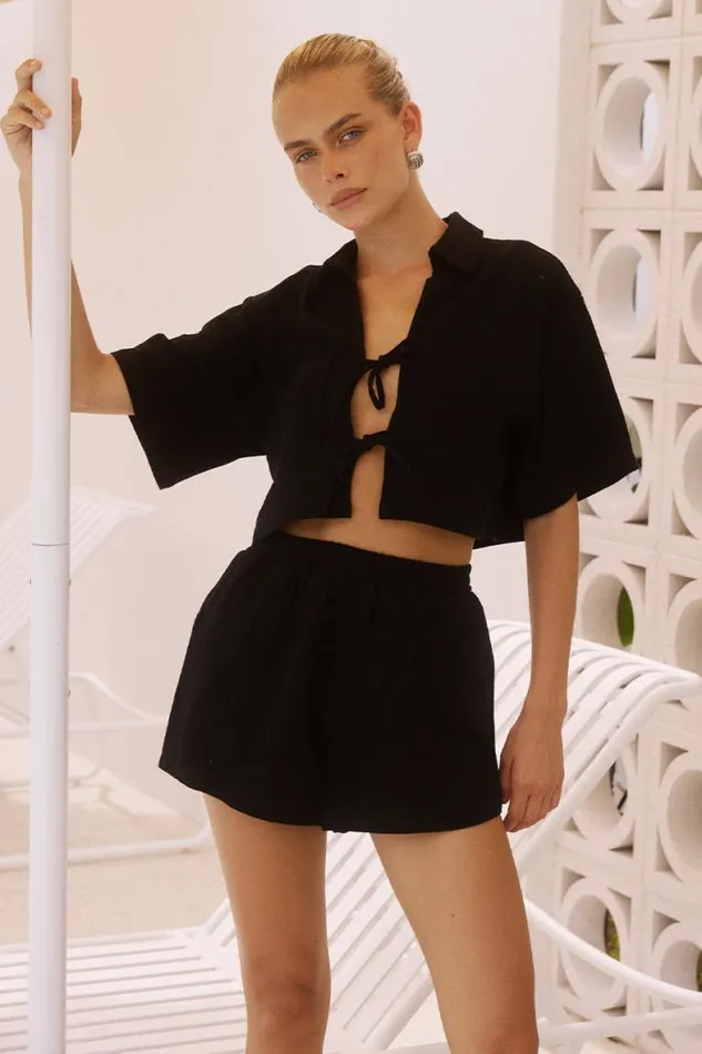 Runaway The Label Shirts and Blouses Shop BRIONNI SHIRT 8211 BLACK