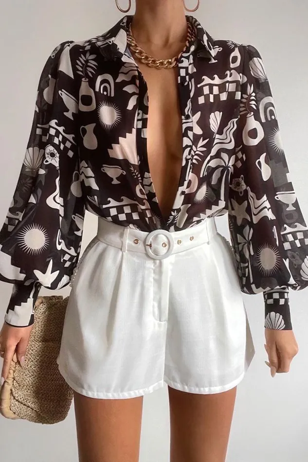 Runaway The Label Shirts and Blouses Shop FLEETWOOD BLOUSE 8211 COVE BLACK