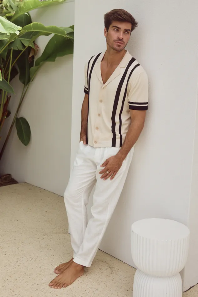 Runaway The Label Shirts Menswear JOSHUA SHIRT 8211 SANDBLACK
