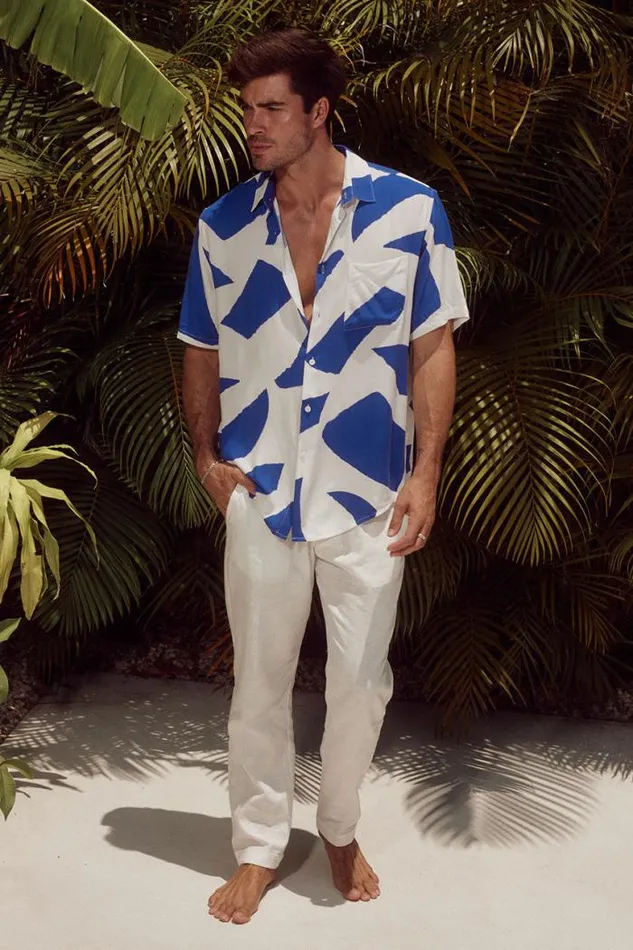Runaway The Label Shirts Menswear LAZURE SHIRT 8211 BLUE STONE Runaway The Label Shirts Menswear LAZURE SHIRT 8211 BLUE STONE