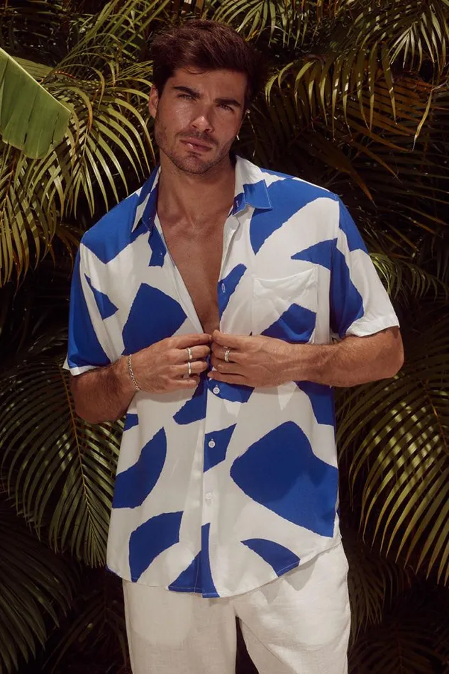 Runaway The Label Shirts Menswear LAZURE SHIRT 8211 BLUE STONE Runaway The Label Shirts Menswear LAZURE SHIRT 8211 BLUE STONE