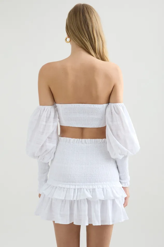 Runaway The Label Skirts Shop Luciano Mini Skirt 8211 White Runaway The Label Skirts Shop Luciano Mini Skirt 8211 White