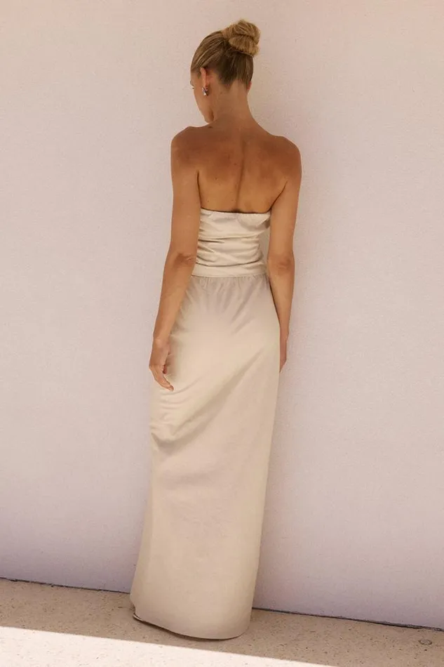 Runaway The Label Skirts Shop MURILO MAXI SKIRT 8211 SAND