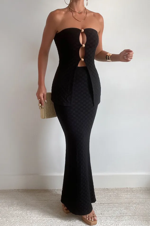 Runaway The Label Skirts Shop TAYA MAXI SKIRT 8211 BLACK Runaway The Label Skirts Shop TAYA MAXI SKIRT 8211 BLACK