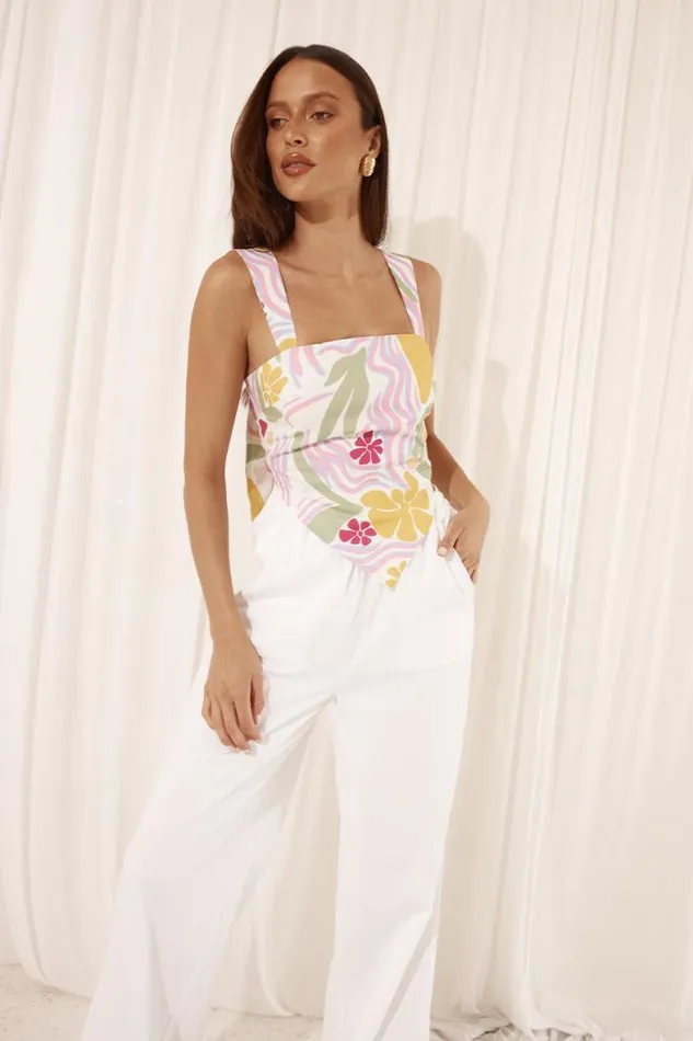 Runaway The Label Summer Sets Shop AVELINE TOP 8211 AVELINE PRINT