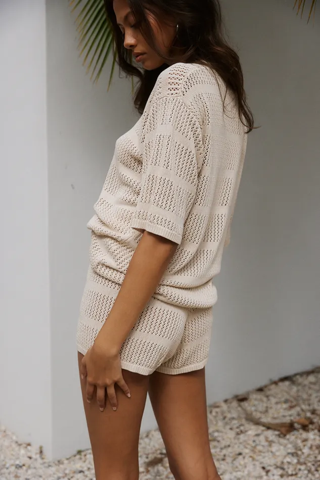 Runaway The Label Summer Sets Shop SAMIA TOP 8211 SAND
