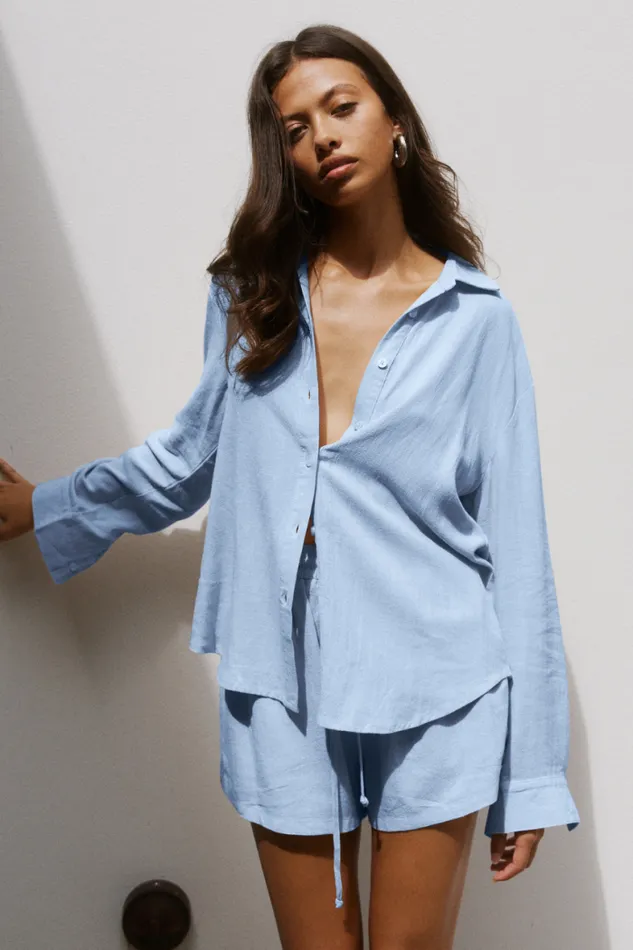 Runaway The Label Winter Sets Shop KIANA SHIRT 8211 SKY