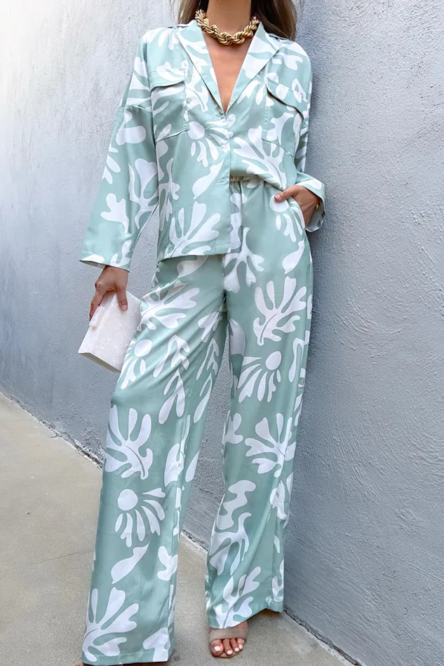 Runaway The Label Winter Sets Shop NUOVO SHIRT 8211 SAGE BOTANICA