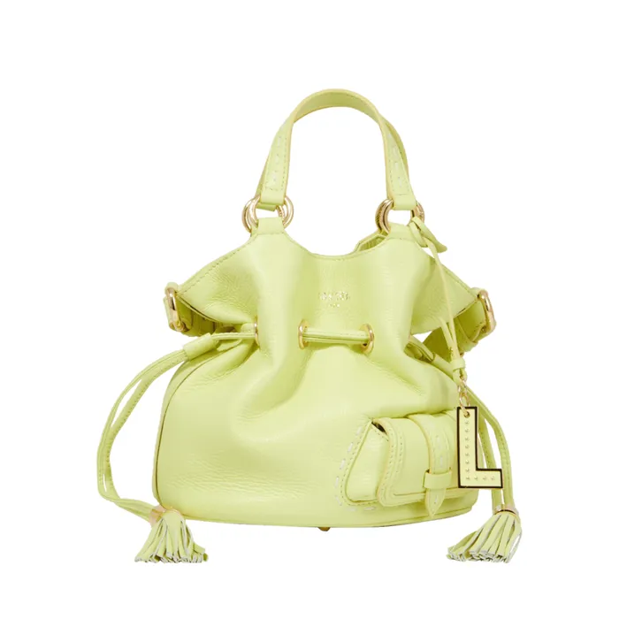 S Bucket Bag Lime Women Lancel Hand Bags