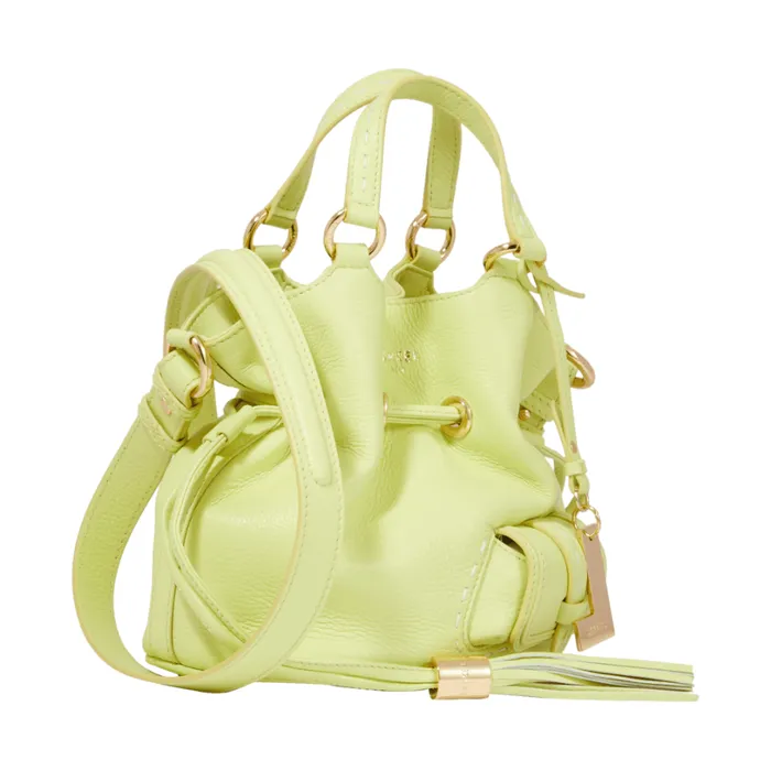 S Bucket Bag Lime Women Lancel Hand Bags S Bucket Bag Lime Women Lancel Hand Bags