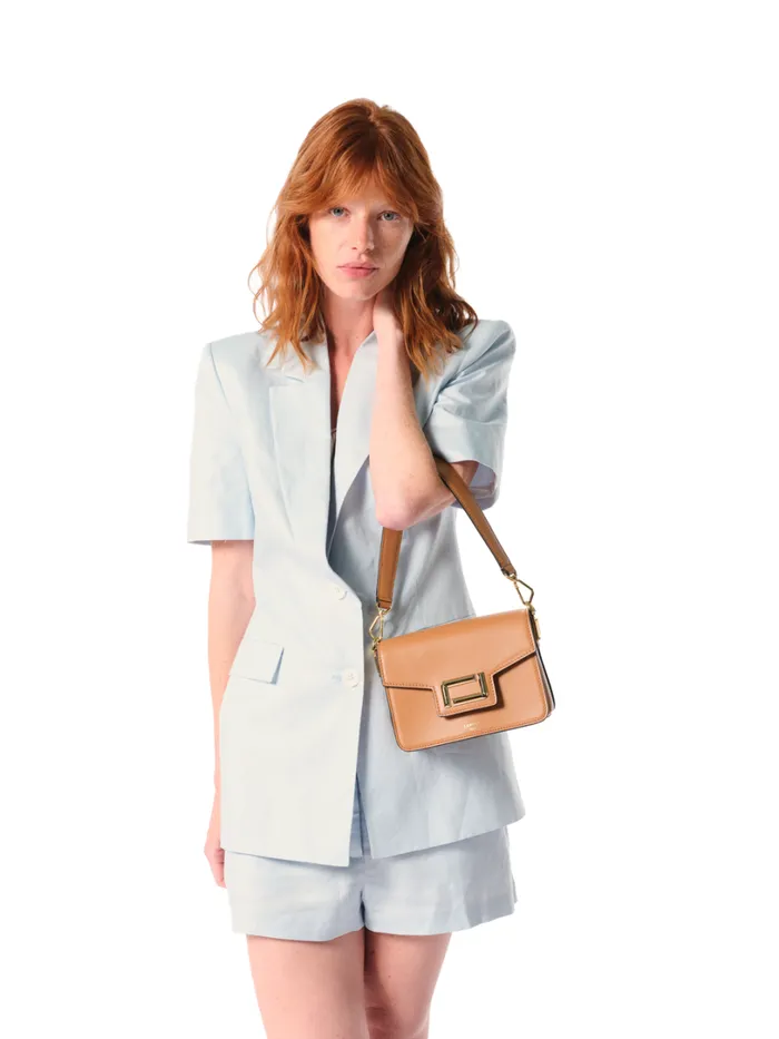 S Flap Bag Camel Women Lancel Shoulder Bags