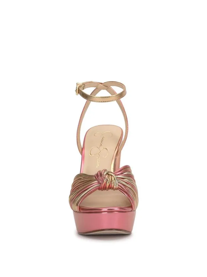Sandals Shoes Jessica Simpson Immie Platform Sandal In Gold and Pink Ombre