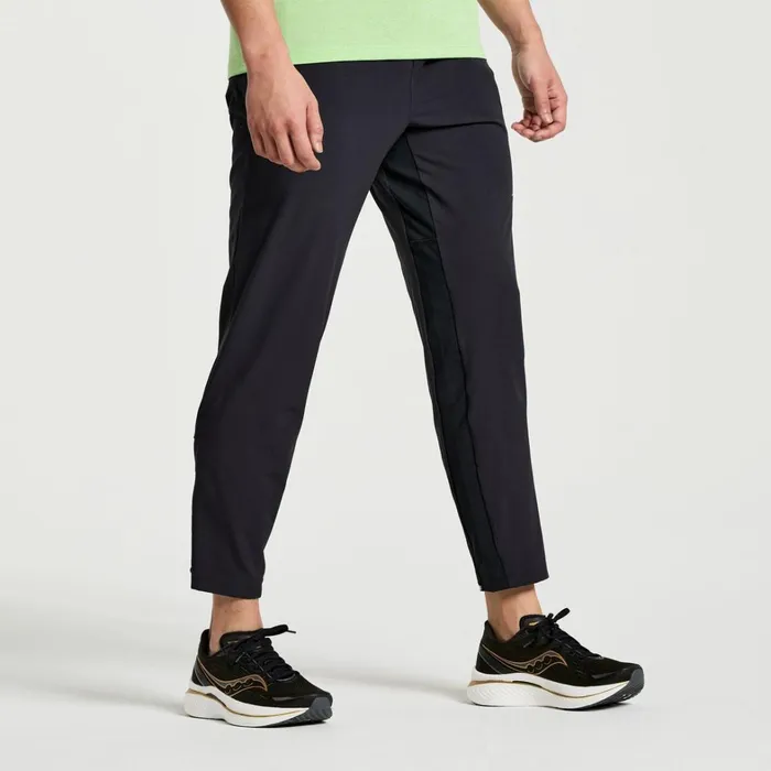 Saucony Bottoms Men Boston Woven Pant Black
