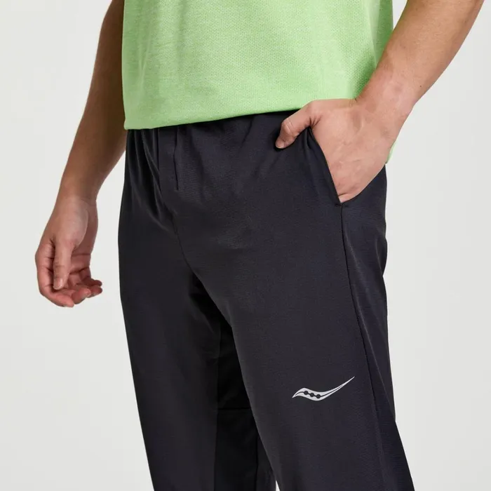 Saucony Bottoms Men Boston Woven Pant Black