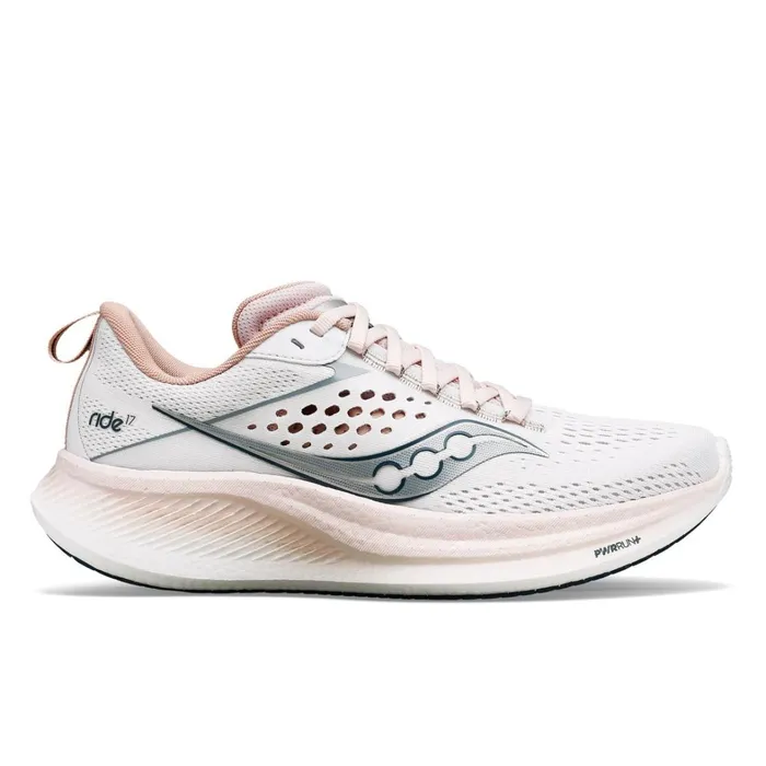 Saucony Running Women Ride 17 Whitelotus