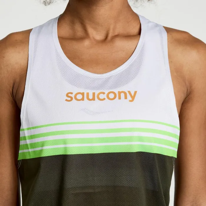 Saucony Tops Women Elite Singlet Umbra
