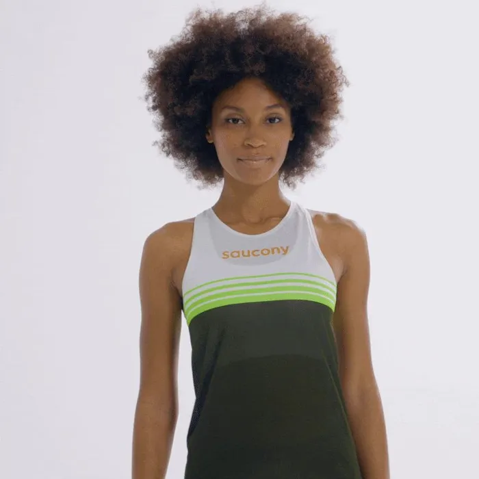 Saucony Tops Women Elite Singlet Umbra
