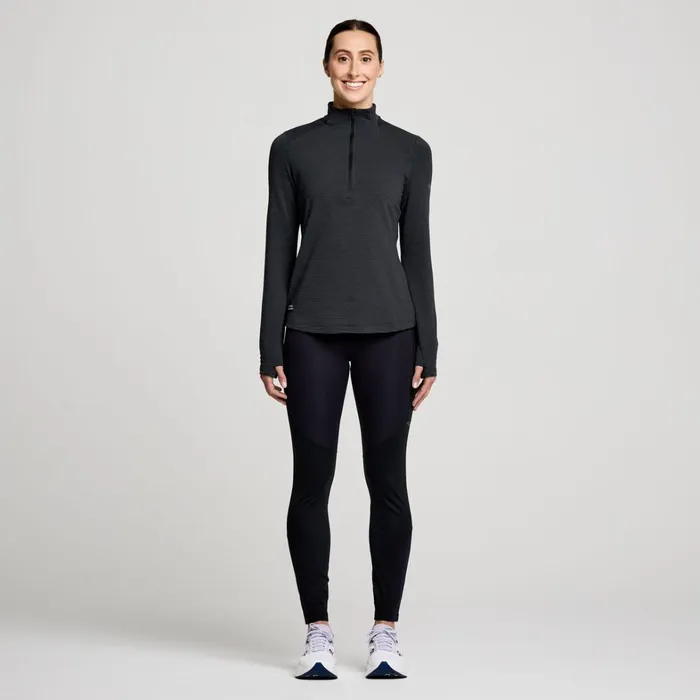 Saucony Tops Women Triumph 3d 12 Zip Black Heather