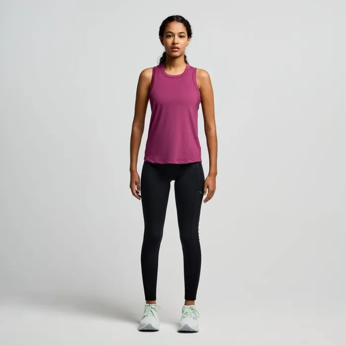 Saucony Tops Women Triumph Tank Plum