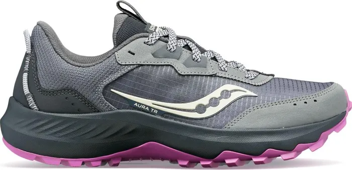 Saucony TrailHiking Women Aura Tr Wide Fossilgrape