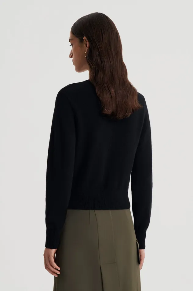 Scanlan Theodore Sweaters Women CASHMERE CREW SWEATER BLACK