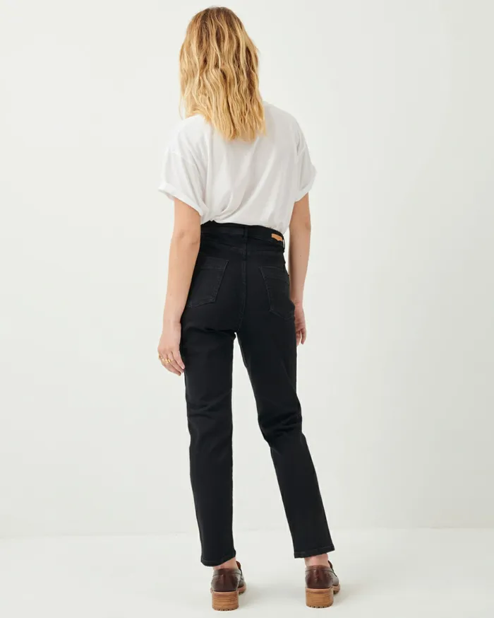 Sessn Womens Denim Momon o Pure Black Near Me