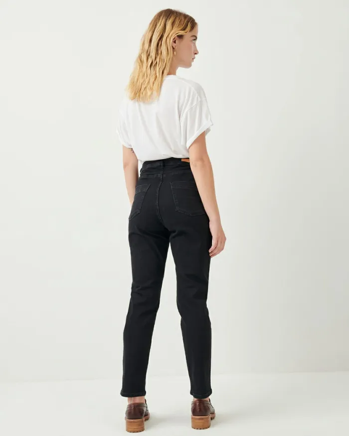 Sessn Womens Denim Momon o Pure Black Near Me