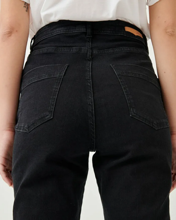 Sessn Womens Denim Momon o Pure Black Near Me