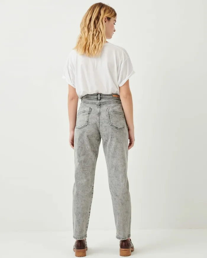 Sessn Womens Denim Momon o Snow Black Popular