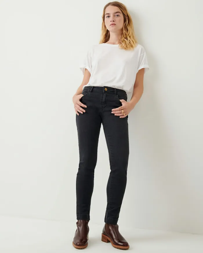 Sessn Womens Denim Stoneford o Black Black Gift for Friend