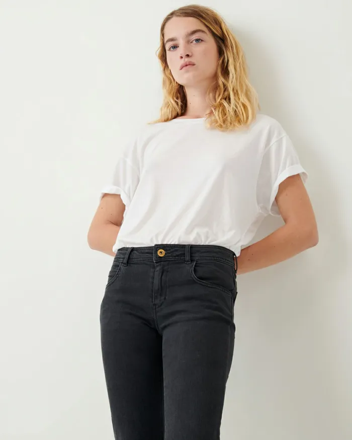 Sessn Womens Denim Stoneford o Black Black Gift for Friend