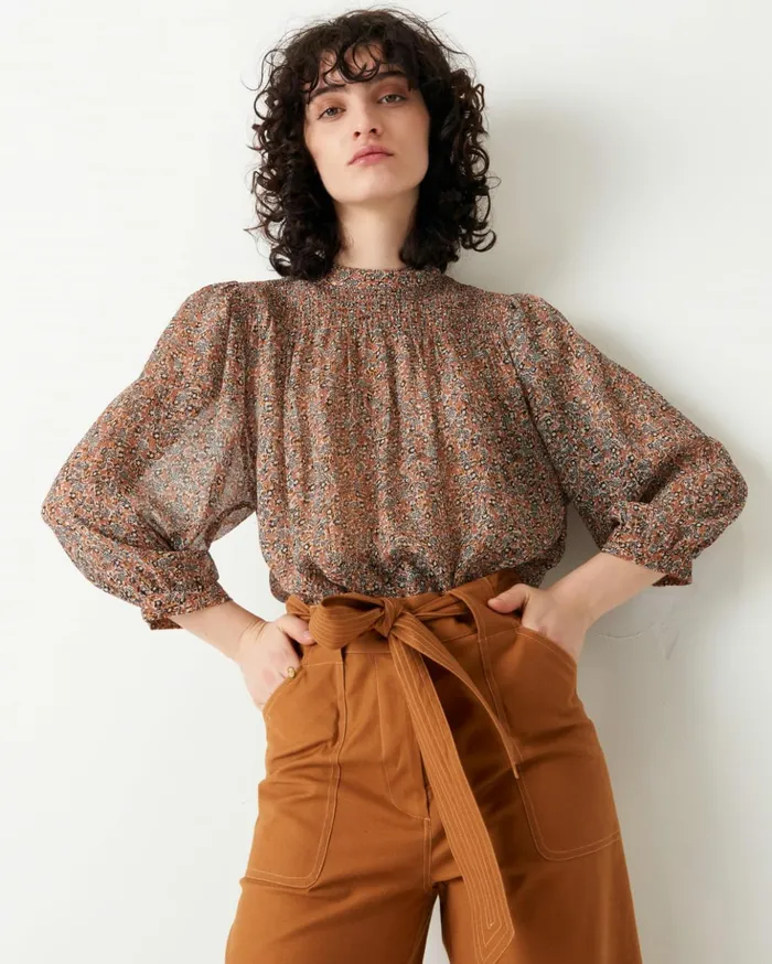 Sessn Womens Shirts And Blouses Yama Rosewood Gardians Gift Ideas