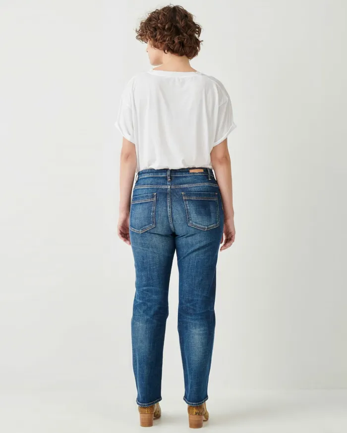 Sessn Womens Trousers Marino Melody Blue