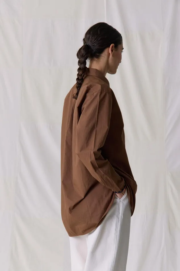 Shirts and Blouses Women Leon and Harper Chipo Plain Shirt Caramel